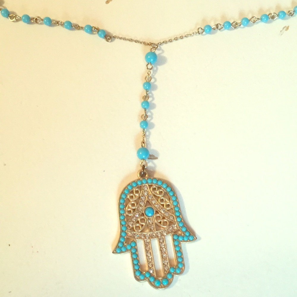 Long beaded necklace